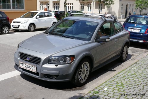 2007' Volvo C30 1,6 - ym26092, denmark, car, cars
