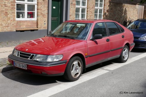 1997' SAAB 900 2,0T - bz31045, denmark, car, cars