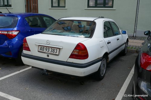 1994' Mercedes C180 - w202, ab93383, denmark, car cars