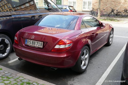 2004' Mercedes SLK 200 - bs88718, denmark, car cars
