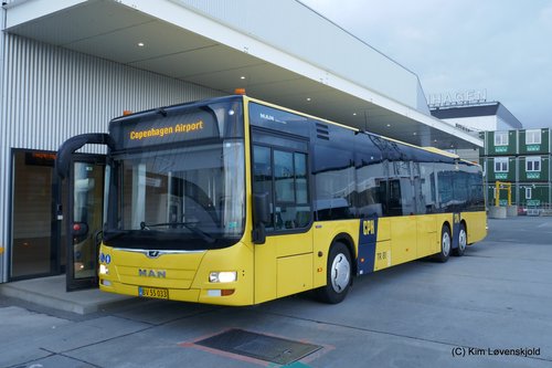 2017' MAN NL323 Lion's City C - cph, copenhagen airport, tr 81, man lion's city c