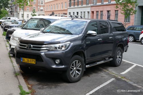 2017' Toyota HiLux - bl26079, denmark, car cars