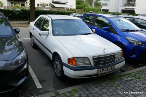 1994' Mercedes C180 - w202, ab93383, denmark, car