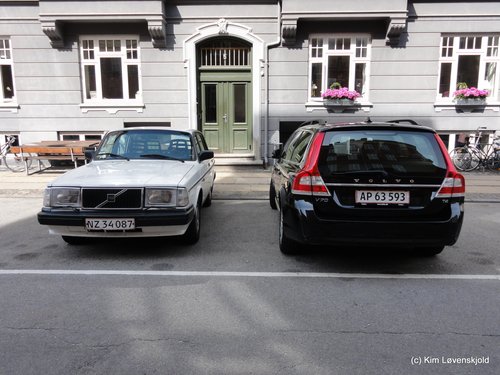 1988' Volvo 240 &  2014' Volvo V70 T4 (MY15)