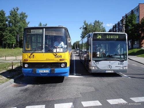 Ikarus 260 & 2003' Mercedes Citaro
