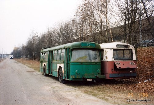 Scrapbuses at MIVB/STIB Haren depot