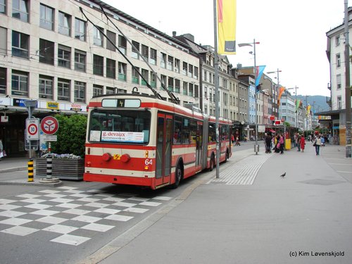 1985' Volvo B10MA-55 Ramseier & Jenzer trolleybus