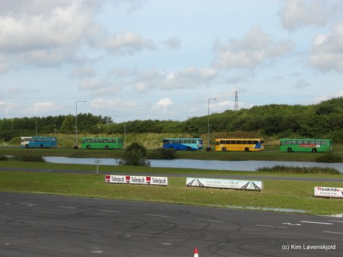 Volvo B10M on road safety training center