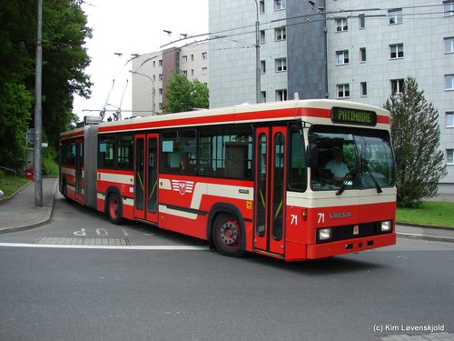 1989' Volvo B10MA-55 Ramseier & Jenzer trolleybus
