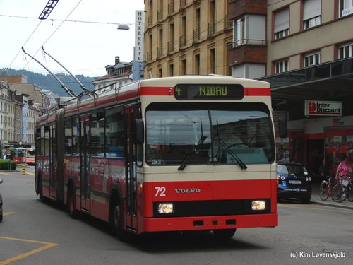 1989' Volvo B10MA-55 Ramseier & Jenzer trolleybus
