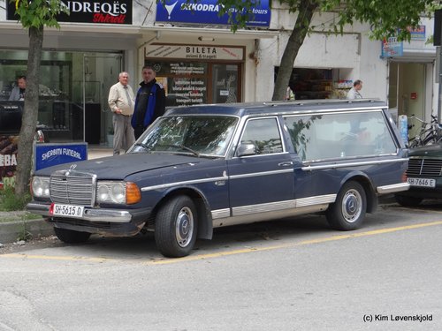 Mercedes 240D hearse