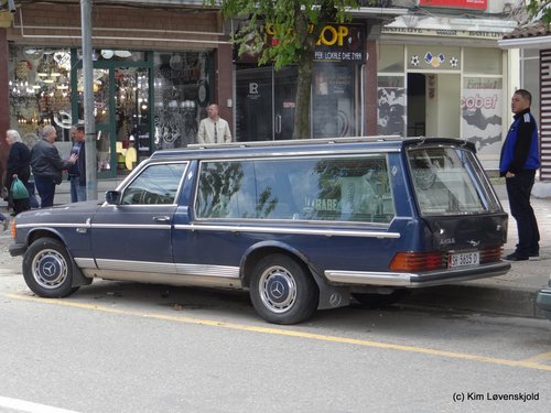 Mercedes 240D hearse
