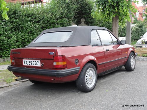1984' Ford Escort 1,6 Cabriolet