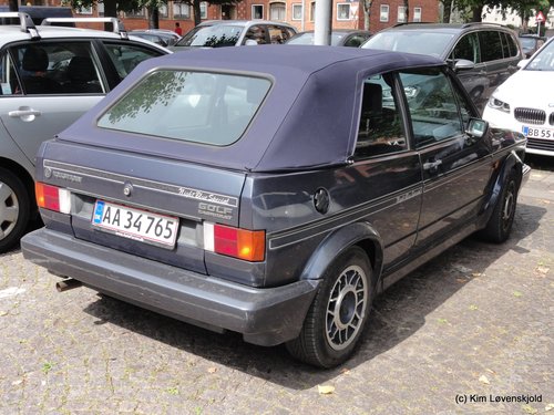 1989' VW Golf 1 Cabriolet