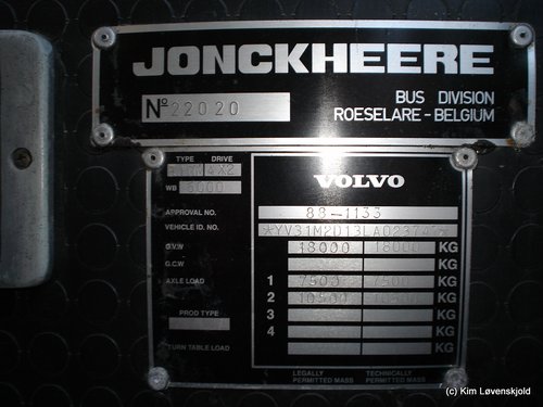 Volvo B10M-60 Jonckheere
