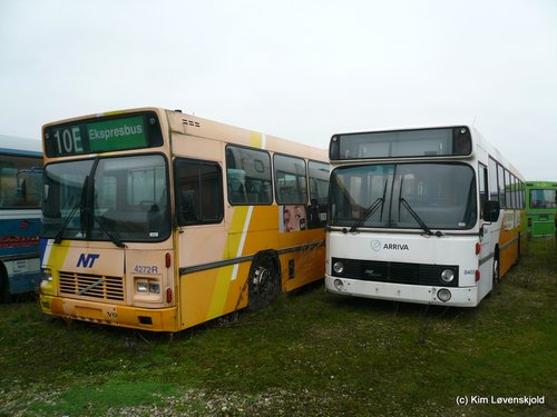 1991' Volvo B10M-60 Aabenraa & 1990' DAB 12-1200B - bus, vbi