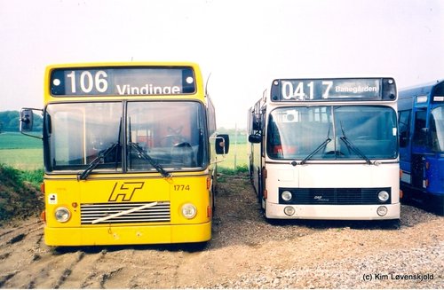 1989' Volvo B10M-60 Aabenraa & 1992' DAB 12-1200B