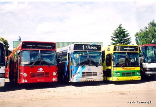 3 x Volvo B10M-60 Aabenraa