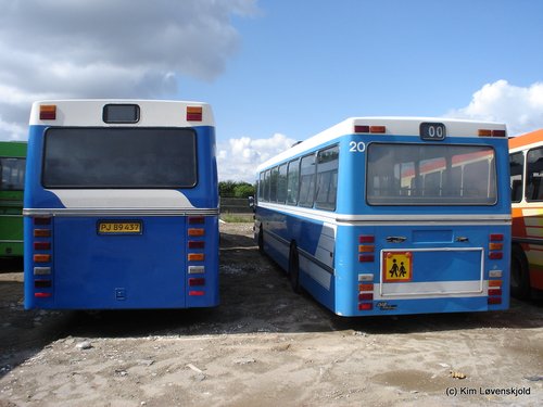 1989' Volvo B10M-60 Aabenraa & 1989' DAB 7-1200B