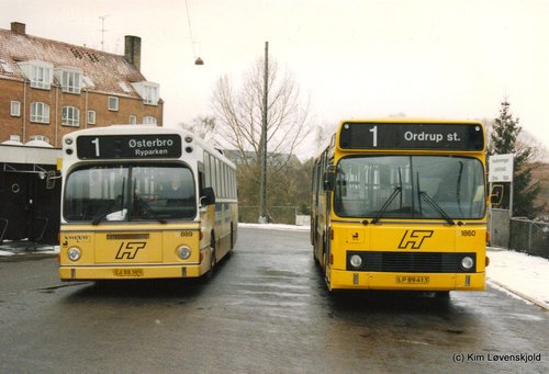 1978' Volvo B59-59 Aabenraa & 1988' Volvo B10M-60 DAB