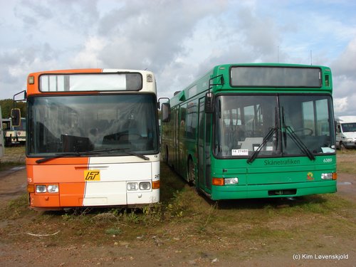 1995' Volvo B6LE Vest Midi & 1997' Volvo B10L-60 Aabenraa 2000NL