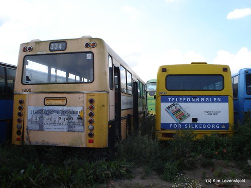 1988' Volvo B10M-60 Aabenraa & 1992' DAB 15-1200C
