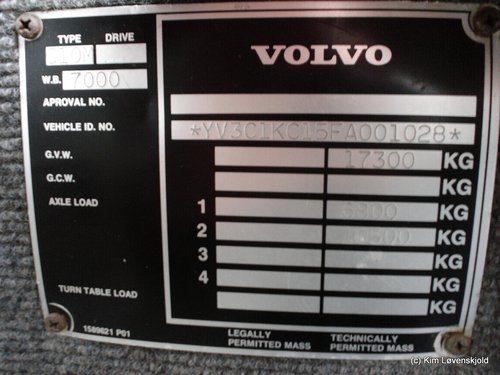 1987' Volvo C10M-70 Hess