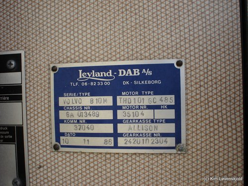 1986' Volvo B10M-60 DAB