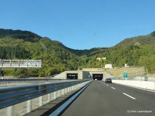 Italian motorway tunnel
