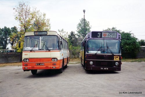 Autosan H9 & 1977' Leyland DAB LS 575-680/5