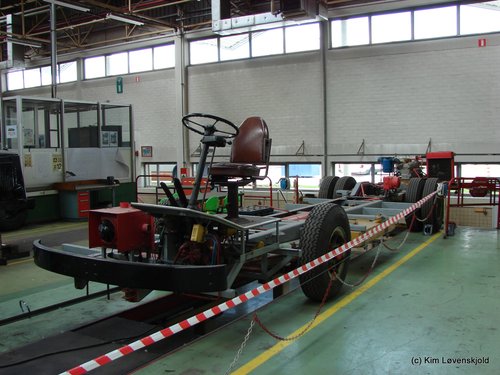 Preserved bus chassis
