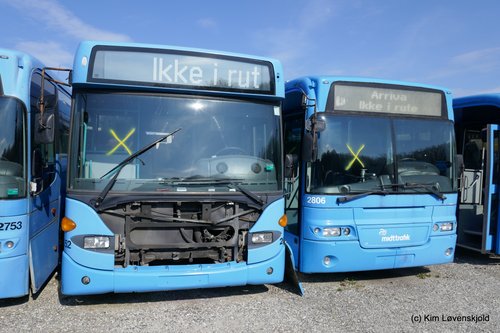 2001' Scania IL94IB OmniLine & 2002' Volvo B12M-65 Aabenraa 8500