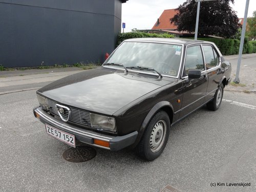 1983' Alfa Romeo Alfetta 2,0
