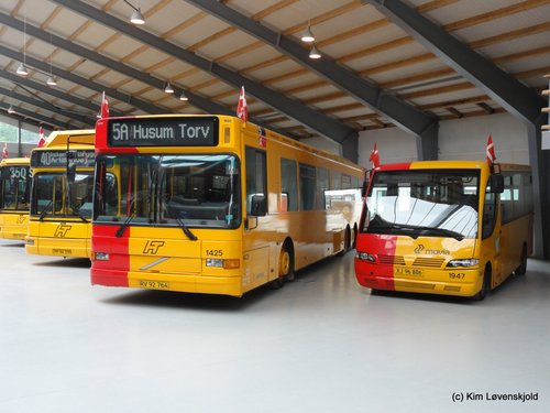 2001' Volvo B10BLE-63 Aabenraa 2000NL & 2009' Car. Ind U40E595