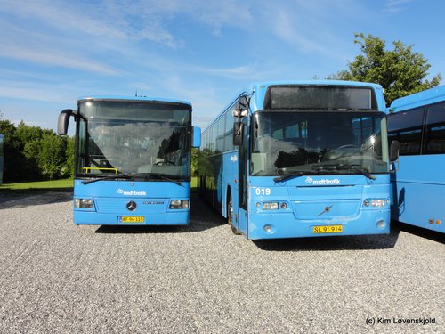 2006' Mercedes Integro & 2002' Volvo B12M-65 Aabenraa 8500