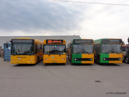 2006' DAF VDL Jonckheere Transit & 1999' Volvo B10BLE-60 Aabenraa 2000NL & 2 x 1992' DAB 12-1200B