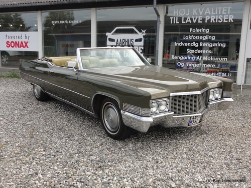 1970' Cadillac De Ville Cabriolet