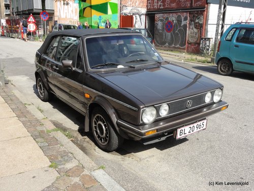 1986' VW Golf 1,8 Cabriolet