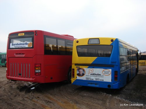 Volvo B12M-60 Aabenra 8500 & 1998' Volvo B6LE Vest