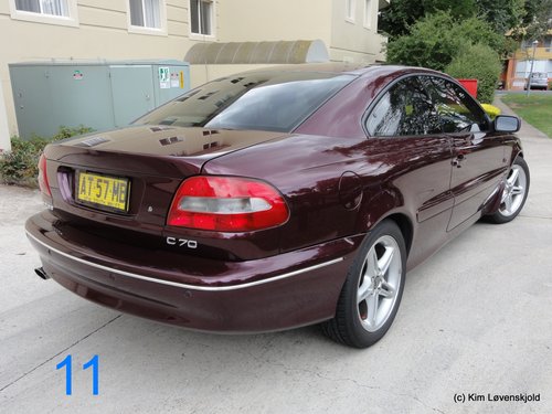 My car no. 11: 1997' Volvo C70 T5