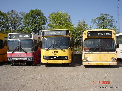 Volvo B10M-46 Aabenraa + Volvo B10M DAB + Volvo B10R Aabenraa