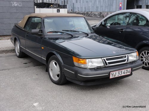 1993' SAAB 900 2,0T Cabriolet