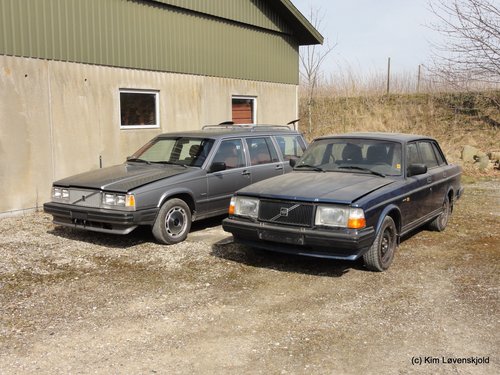 1989' Volvo 740 GLE & 1988' Volvo 240 GL