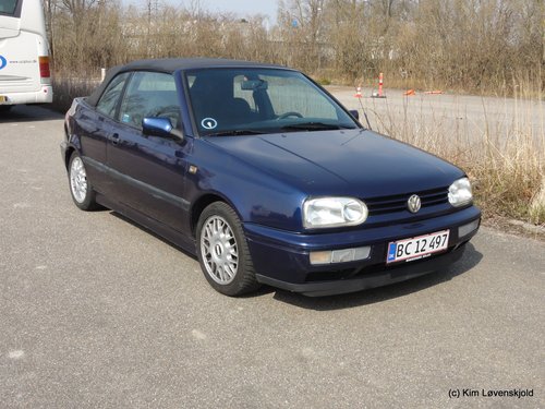 1995' VW Golf 3 Cabriolet