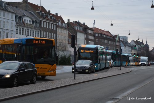 Nørreport bottleneck traffic chaos