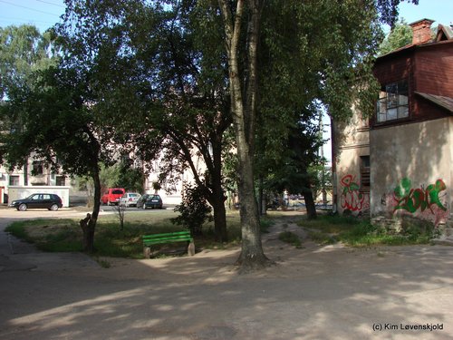 Daugavpils crooked bench
