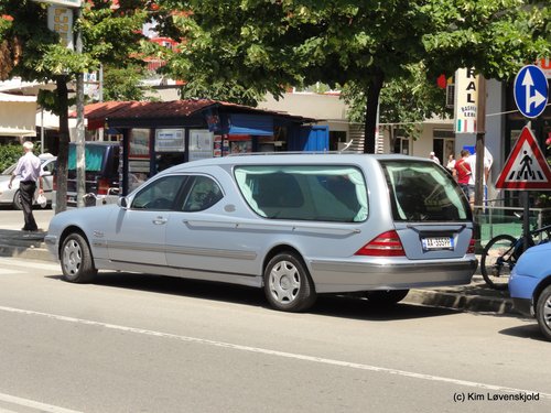 Mercedes W210 or S210 hearse
