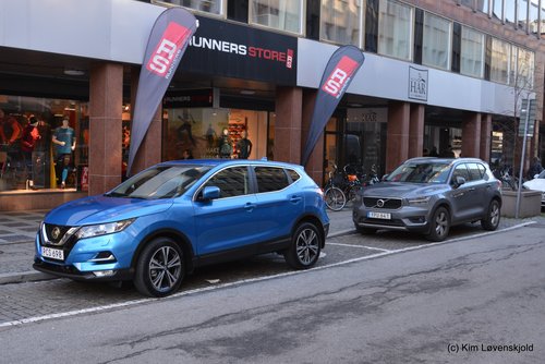 Nissan Qashqai & Volvo XC40