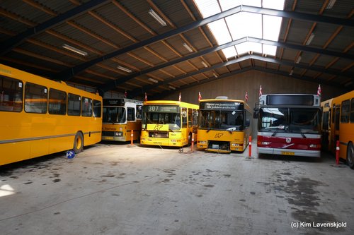 Danish Tramway Museum running fleet