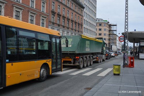 Nørreport bottleneck traffic chaos